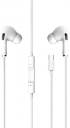Fone de Ouvido com Fio Yookie YTL-01 USB-C - Branco