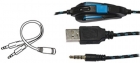 Fone de Ouvido Gaming Satellite com Microfone AE-368C Army USB 3.5MM Camuflado