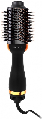 Escova Secadora Bridge 4 Em 1 SD-907B 1300W Bivolt 50-60HZ - Preto/Rosa Dourado