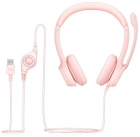 Fone de Ouvido Logitech H390 para PC 981-001280 Rosado