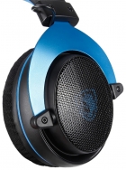 Fone Headset Gamer Sades Mpower com Fio PC/ PS4/ Switch/ Xbox Preto/ Azul