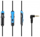 Fone Headset Gamer Sades Mpower com Fio PC/ PS4/ Switch/ Xbox Preto/ Azul
