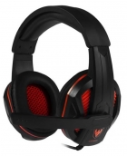 Fone Headset Gaming Satellite AE-364U - Preto/Vermelho