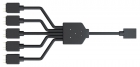 Cabo Divisor Enderecavel Cooler Master 1 para 5 Ventoinhas