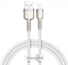 Cabo USB-A para Lightning Baseus Cafule Series CALJK-A02 (1 Metro) - Branco