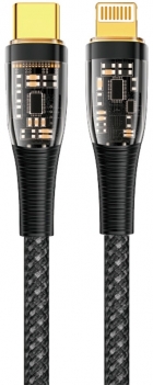Cabo USB-C para Lightning PD 20W Wiwu TM01 (1.2 Metros) - Preto