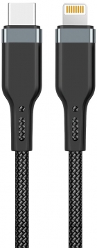 Cabo USB-C para Lightning Wiwu Platinum PT04 (1.2 Metros) - Preto