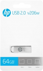 Pen Drive 64GB HP V206W HPFD206W-64 Metal