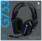 Headset Gaming Logitech G733 Lightspeed Wireless RGB 981-000863 Preto