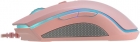 Mouse Optico Gaming com Fio Rapoo V25S USB Pink
