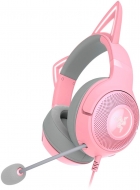 Headset Gaming com Fio Razer Kraken Kitty V2 Quartz Edition RZ04-04730200-R3U1