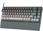 Teclado Gaming Redragon Shaco Pro K641G-GW-RGB-Pro (Ingles - 3 Modos) Switch Vermelho