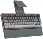 Teclado Gaming Redragon Shaco Pro K641G-GW-RGB-Pro (Ingles - 3 Modos) Switch Vermelho