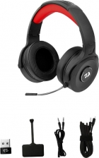 Headset Gaming Wireless Redragon Pelops Pro H818PRO PC/Xbox/PS4 Preto