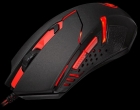 Teclado Redragon + Mouse + Fone + Mouse Pad K552-BB-1 Preto/Vermelho