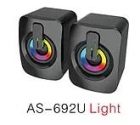 Caixa de Som Sate AS-692 USB 2.0 Preto