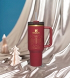 Caneca Termica com Canudo Stanley The Quencher H2.0 Deco Collection 10-10824-219 (1.18L)