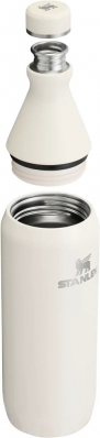 Garrafa Termica Stanley The All Day Slim Bottle 10-12069-073 (590ML) Cream Gloss