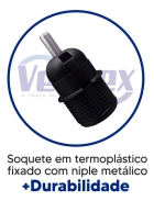 Ventex Yris ventilador de teto motor grande preto