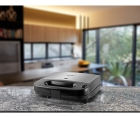 Sanduicheira E Grill Britânia Bgr20 Chapas Antiaderentes 150 Cor Preto