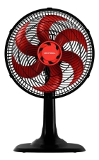 Ventilador Osc Mesa Turbo 40cm Vermelho Ventisol Cor da estrutura Preto