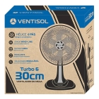 Ventilador Osc Mesa Turbo 40cm Vermelho Ventisol Cor da estrutura Preto