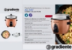Panela Risoteira Gradiente Multiuso Com Vaporeira Allday Cor Cobre PGPM172 Frequência 60Hz