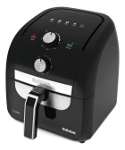 Fritadeira Air Fryer 5 Litros Com Cesta Antiaderente Removível Aviso Sonoro E Desligamento Automático Frita Sem Óleo Com Circulação De Ar Quente Em 200°c Timer 1900wts De Potência E Itatiaia