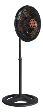 Ventilador De Coluna 40cm Turbo 6 Pás Oscilante Bronze Ventisol