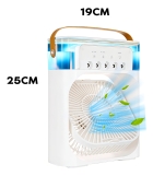 Ventilador Portátil Umidificador De Ar Climatizador Usb