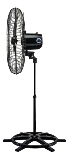Ventilador de Coluna 60cm New Preto Grade Aço altura máxima de 175 cm Ventisol