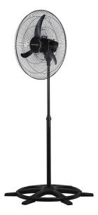Ventilador de Coluna 60cm New Preto Grade Aço altura máxima de 175 cm Ventisol