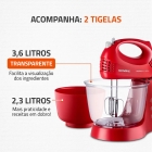 Batedeira Prática B-45-r 400w Vermelha Mondial