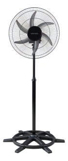 Ventilador Osc Coluna 50cm Steel Ventisol 6 Pás Cor da estrutura Preto Cor das pás Preto Diâmetro 50 cm Frequência 60 Hz Material das pás Plástico