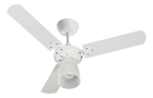 Ventilador Teto Branco Tron Marbella 3 Pás Mdf