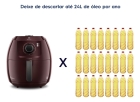 Fritadeira Elétrica Airfryer Family Efficient 5L Electrolux EAF51 Dark Red 127v