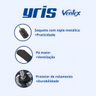Ventilador de teto Ventex Yris com 3 pás de Mdf branco estrutura branco, 1.015m de diâmetro