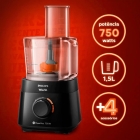 Multiprocessador Philips Walita powerchop ri7301 750w capacidade 1,5 litros preto