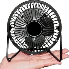 Mini Ventilador Usb Metal Mesa Computador Portátil e Silencioso