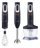 Mixer E Processador Mallory Trikxer Chefpro 500w Black Inox Cor Preto
