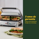 Grill Compacto Chapa E Panini Press Cuisinart Cor Cinza