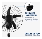 Ventilador de Parede Turbo 50cm Pro 5 Pás, Mondial, 150W - NVP-PRO-50