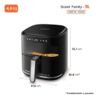 Fritadeira Sem Óleo Air Fryer Digital 5l Mondial Preto 20