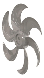 Ventilador de Mesa Turbo 30cm 6 Pás Silencioso Preto e Cinza 3 Velocidades Inclinável Potente Mondial