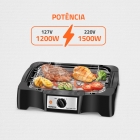 Churrasqueira Elétrica, Mondial, 1500W - CH-07