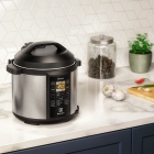 Panela de Pressão Elétrica Electrolux Digital 6L com 10 travas segurança 15 receitas pré-programadas 3 níveis pressão PCC20 inox por Rita Lobo