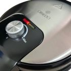 Maquina Waffle Luxo Premium 1.000w Antiaderente- Cor Inox