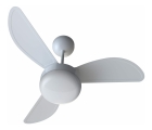 Ventilador De Teto Ventisol Fenix Inverter Com controle Estrutura Branco Pás Branco Diâmetro 960 mm Material das pás Plástico Quantidade de pás 3