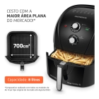 Fritadeira Sem Óleo Air Fryer 8L, Mondial, 1900W - AFN-80-FB