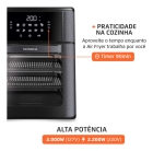 Fritadeira Elétrica Afon-12l-Bg Forno Oven 12 Litros Preto Mondial